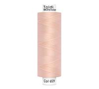 Nähgarn TOLDI Nähgarn á 500m - Allesnäher Garn No.120 Hochwertiges Universalnähgarn (5, Zartrosa)