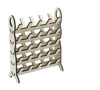 Nähgarnständer mit abnehmbarem Holzhalter, platzsparender verstellbarer Spulen-Organizer für einfache Garnauswahl, tragbares Design für Nähkurse und Reisen