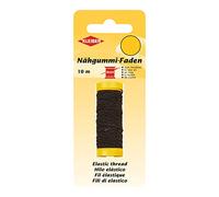 Nähgummi-Faden, 10 m, schwarz