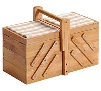 KESPER for kitchen & home Nähkästchen Einheitsgröße braun Körbe Aufbewahrung Ordnung Wohnaccessoires Aufbewahrungsboxen Einheitsgröße braun