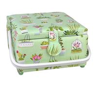 Nähkasten "Pflanzenwelt" M (23 x 23 x 14 cm)
