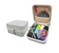 Nähkasten-Set, tragbar, Nähgarn-Set, Nähkästchen für Bastelarbeiten, komplettes Nähkästchen, Nähkästchen (Minze)