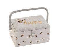 Nähkorb von Hobby Gift Happy-Bienen (bestickt/ M / 26 x 19 x 14,5 cm)