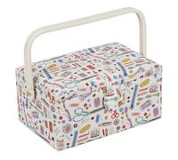 Nähkorb von Hobby Gift Nähzubehör (M / L 18,5 x T 25,5 x H 14,5 cm)