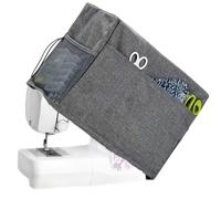 Nähmaschinen Abdeckung,Nähmaschine Schutzhülle mit Taschen,Nähmaschinentasche Staubschutz,Coverlock Maschine Aufbewahrungstasche,Nähmaschinenhülle,Kompatibel Mit den Meisten Singer Brother Maschinen