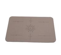 Nähmaschinen-Dämpfungsmatte, 39,9 X 59,9 Cm, Nähmaschinenmatte Reduziert Vibrationen, Nähmatte, Nähzubehör Zur Beruhigung von Vibrationen und Dämpft Geräusche (Dunkelbraun)