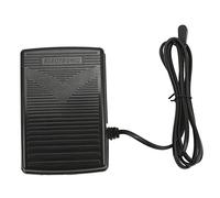 Nähmaschinen Fußpedal Fußsteuerung DC 15V Schwarzer Kunststoff Fußschalter und Netzkabel Nähmaschinen Fuß Pedal Variable Speed Controller für Singer SC220 6160 6180 5400 XL-400