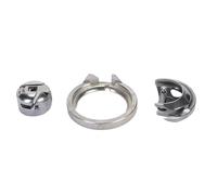 Nähmaschinen-Haken-Spulenkapsel-Set, Edelstahl-Spulenkapsel, Haken, Shuttle-Race-Abdeckung für Singer EverSewn Bernette 1105 1107 1116 1120 1130 12 1304 1408 1409 1507 1525 17 25