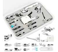 Nähmaschinen-Nähfüße, multifunktionales Ersatzteil-Zubehör, Nähmaschinen-Zubehör-Set für Singer Carina Veritas Dorina, 15-teilig