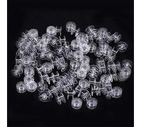 Nähmaschinen-Spulen, 50 Stück, transparente Kunststoff-Nähmaschinen-Spulen für Brother, Janome, Singer, Elna Nähmaschine