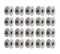 Nähmaschinen-Spulenhalter - Edelstahl-Spulen-Set, Nähmaschinenzubehör mit 20-teiligem Ersatzspulen-Set, Nähmaschinen-Aufsätze, für Designer, Profis, Anfänger