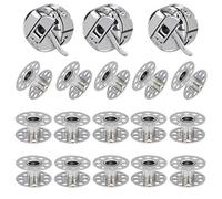 Nähmaschinen Spulenkapsel 3 PCS und Nähmaschinen Spulen 15pcs aus Metall, Nähzubehör Handwerk Werkzeuge zum Basteln, Nähen, kompatibel mit Frontlader, 15 Klasse Maschinen