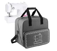 Nähmaschinen-Tragetasche: Aufbewahrungstasche für Nähmaschinen, langlebige Staubschutztasche passend für Standardnähmaschinen, Brother und Jan, Grau, Consulte la descripción, Siehe Beschreibung