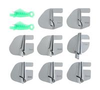 Nähmaschinen Zubehör Rollsaumfuß，8 Stück 3mm-10mm Universal-Nähfuß für Rollsäumer Nähen Rolled Saum Presser Fuß Edelstahl Rollsaumfuss für Nähmaschine