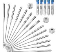 Nähmaschinennadeln - 100Stk Universal Nähmaschine Nähnadeln 65/9 75/11 80/12 90/14 100/16 110/18, Nähmaschinen Nadel Set für Denim Leder Jeans Stretch Jersey Stoff