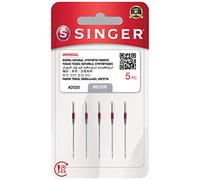 Nähmaschinennadeln: 5 Singer 2020 Universal-Nadeln, Nadeldicke 60/08, Nähset, 130/705 H, auf jeder gängigen Haushaltsnähmaschine einsetzbar