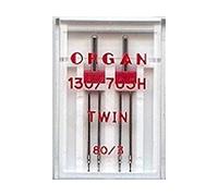 Nähmaschinennadeln Organ, TWIN 80/3.0mm #146