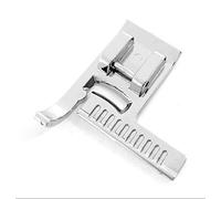 Nähmaschinenzubehör24 Nahtzugabenfuß Nähfuß (Kantenführung mit Lineal) für Singer,TCM, Brother,Janome, AEG, Silvercrest, Veritas, Toyota, Quasatron, Amysa und W 6 u.v.m.