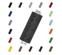 Nähmit - Gütermann Allesnäher Nähgarn Toldi - 500m Nähmaschinengarn + GRATIS FARBKARTE (39-701 - mausgrau)