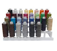 Nähmit - Gütermann Allesnäher Nähgarn Toldi - 500m Nähmaschinengarn + GRATIS FARBKARTE (42-30er Set + Garnständer)