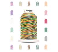 Nähmit - Gütermann Bulky Lock 80 Bauschgarn Farbverlaufsgarn 1000m Rolle Overlockgarn (27-9822)