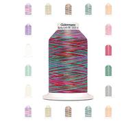 Nähmit - Gütermann Bulky Lock 80 Bauschgarn Farbverlaufsgarn 1000m Rolle Overlockgarn (31-9893)