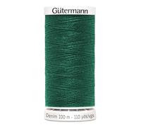 Nähmit - Gütermann DENIM 100-Meter Jeansgarn hochwertig und reißfestes Nähmaschinengarn + GRATIS FARBKARTE (A27-8075)