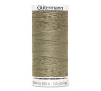 Nähmit - Gütermann DENIM 100-Meter Jeansgarn hochwertig und reißfestes Nähmaschinengarn + GRATIS FARBKARTE (A14-2725)