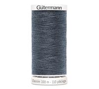 Nähmit - Gütermann DENIM 100-Meter Jeansgarn hochwertig und reißfestes Nähmaschinengarn + GRATIS FARBKARTE (A35-9336)