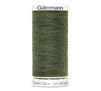 Nähmit - Gütermann DENIM 100-Meter Jeansgarn hochwertig und reißfestes Nähmaschinengarn + GRATIS FARBKARTE (A26-9250)