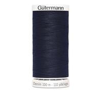 Nähmit - Gütermann DENIM 100-Meter Jeansgarn hochwertig und reißfestes Nähmaschinengarn + GRATIS FARBKARTE (A21-6950)