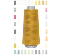 Nähmit - Gütermann Overlockgarn Toldi-Lock 2500m / Toldilock + GRATIS FARBKARTE (11-1970-goldgelb)