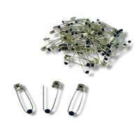 Nähmit - PRYM Kugel Sicherheitsnadeln, Nr.1, 34mm, silberfarbig, Stahl für Nähen Basteln Kopftuch Hijab (100)