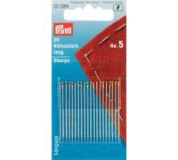 Nähnadeln lang Stahl 5 silberfarbig 0,80 x 40 mm