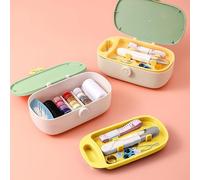 Nähset für Erwachsene, tragbares Nadel- und Garn-Set, kleines Reise-Nähkästchen, Zubehör, einschließlich Fäden, Nadeln, Knopf, Schere, Fingerhut, Maßband usw. (grün)