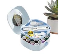 Nähset-Kit für Erwachsene,Aufbewahrungsbehälter für Nadel und Nähgarn | Nähbox mit Organizer-Funktion - für Damen und Erwachsene auf Reisen für Handarbeiten Stickprojekte Kleidungsreparaturen