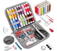 Nähset Mini Reise Anfänger Kinder Nadel Faden M Grau