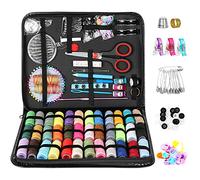 Nähset Nähkästchen mit 183 Nähzubehör,Nähgarn,Nähmaschinen zubehör,Nähgarn Set,Nähzeug,Nähkasten,Nähset kinder