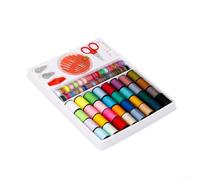 Nähsets Set mit hellen Fäden, Nadeln, Scheren, Spulen und Maßband, tragbares Nähkästchen für Reisen, Zuhause, College und kleine Handnäharbeiten