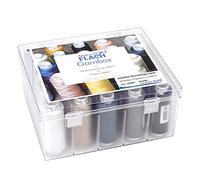 Nähwelt Flach Acryl-Garnbox gefüllt mit 20 Konen Trojalock je 2.500 m