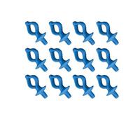 Nähwelt Flach Bobbini Holder Spulenhalter 12 Stück (12 Stück, blau)