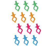 Nähwelt Flach Bobbini Holder Spulenhalter 12 Stück (12 Stück, bunt)