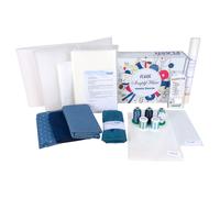Nähwelt Flach Materialbox "SimplyWhite meets Denim" (OHNE USB-Stick)