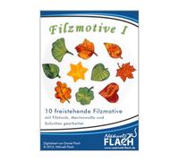 Nähwelt Flach Nadelfilzmotive CD Multiformat- Herbstblätter (10 freistehende Filzmotive)