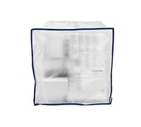 Nähwelt Flach Overlocker Cover transparente Schutzhülle Staubschutz Kunststoff abwaschbar 30x30x33 cm