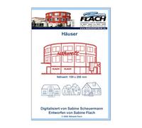 Nähwelt Flach Stickmuster CD Häuser (3 Häuser)