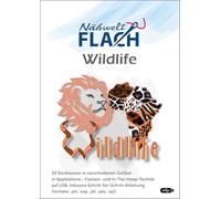 Nähwelt Flach Stickmuster USB Wildlife (10 Stickmuster)