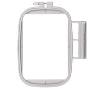 Nähwelt Flach Stickrahmen-Set L (180 x 130 mm) für Brother: Rechteckig, Grau