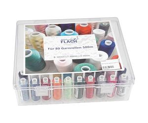 Nähwelt Flach Toldi Gütermann Acryl-Garnbox (gefüllt mit 20 Farben/ 500 m 0,004€/m)