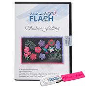 Nähwelt Flach USB Südsee Feeling (19 Muster + Anleitung)